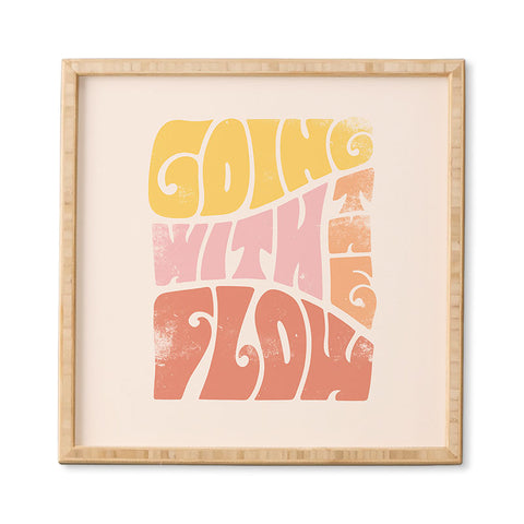 Phirst Going with the flow Vintage Framed Wall Art