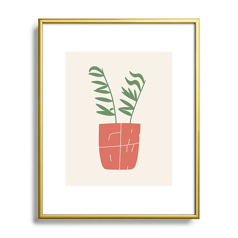 Phirst Grow Kindness Metal Framed Art Print