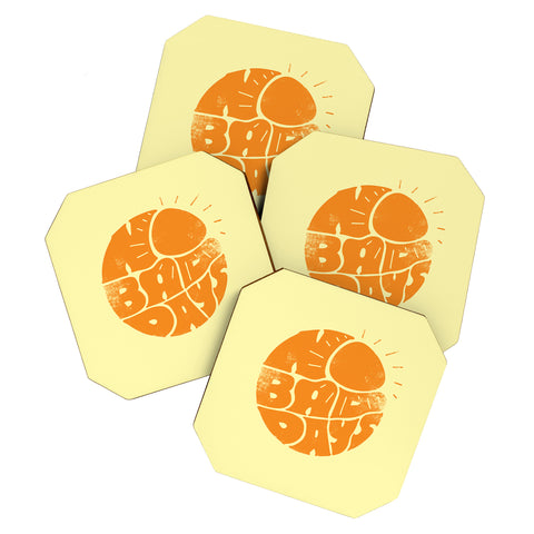 Phirst No Bad Days Retro Sun Coaster Set
