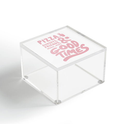 Phirst Pizza Sunsets Good Times Acrylic Box