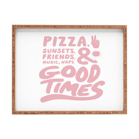 Phirst Pizza Sunsets Good Times Rectangular Tray