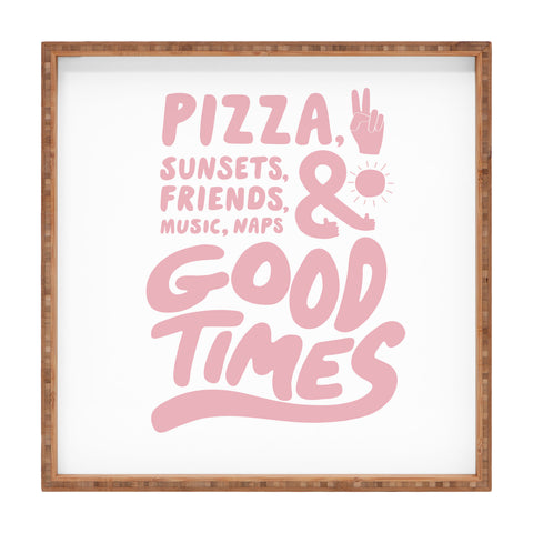 Phirst Pizza Sunsets Good Times Square Tray