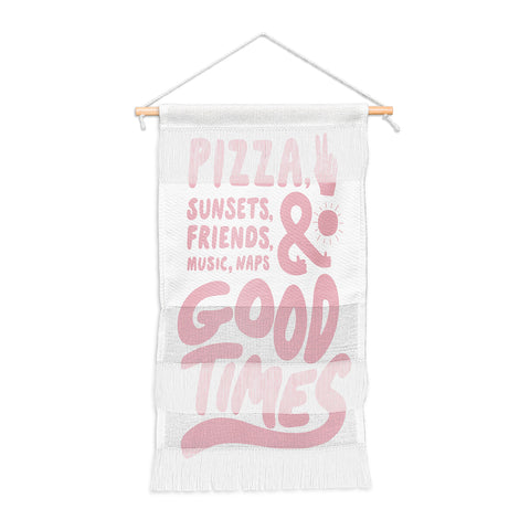 Phirst Pizza Sunsets Good Times Wall Hanging Portrait