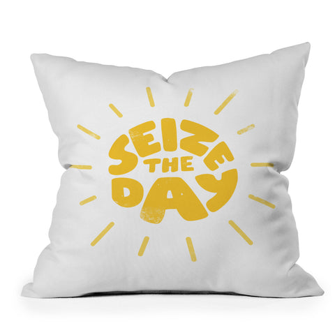 Phirst Seize the day Outdoor Throw Pillow