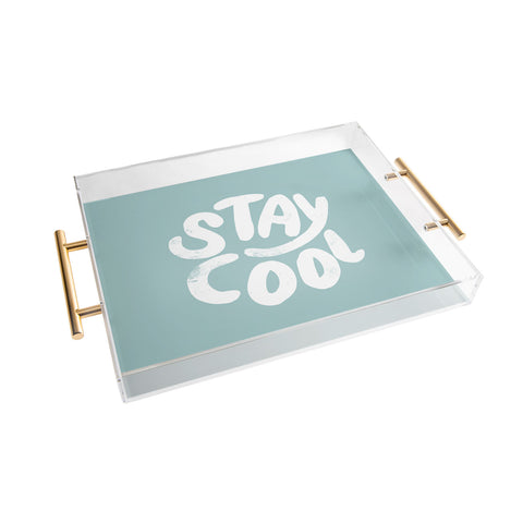Phirst Stay Cool Pale Blue Acrylic Tray