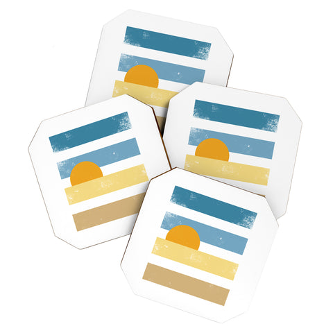 Phirst Sunset II Coaster Set