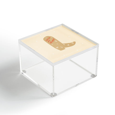 Phirst Wild at Heart Cowboy Boot Acrylic Box
