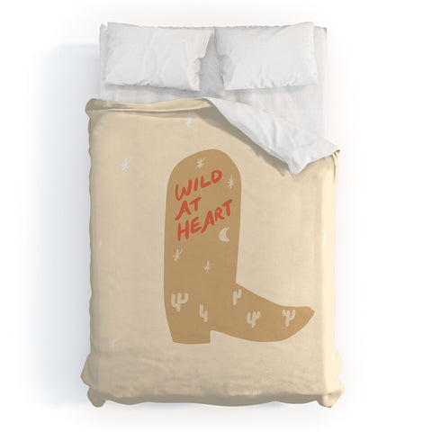 Phirst Wild at Heart Cowboy Boot Duvet Cover