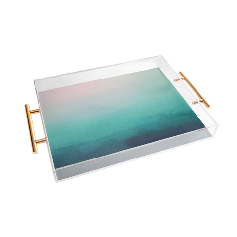 PI Photography and Designs Watercolor Blend Acrylic Tray
