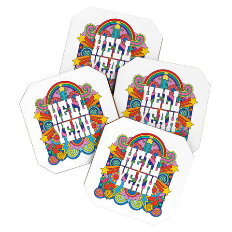 Pilgrim Hodgson Hell Yeah Coaster Set