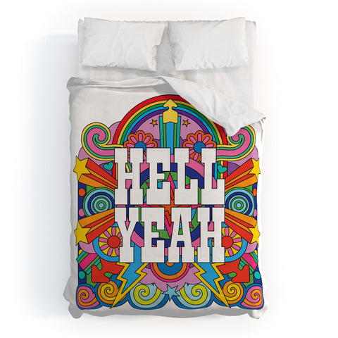 Pilgrim Hodgson Hell Yeah Duvet Cover