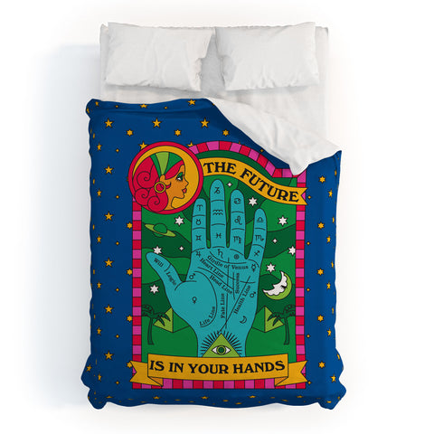 Pilgrim Hodgson The Future is In Your Hands Duvet Cover