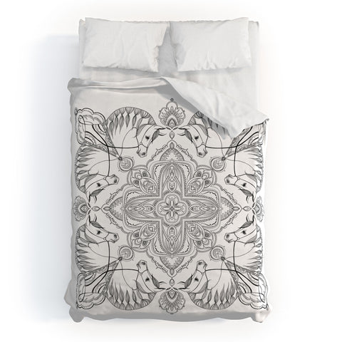 Pimlada Phuapradit Arabian horse Duvet Cover