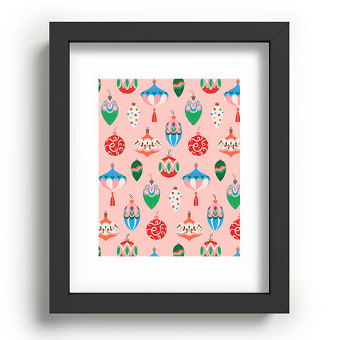 Pimlada Phuapradit Baubles Pink Recessed Framing Rectangle