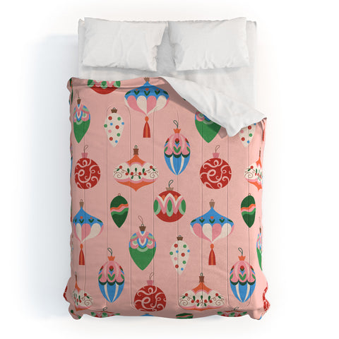 Pimlada Phuapradit Baubles Pink Comforter