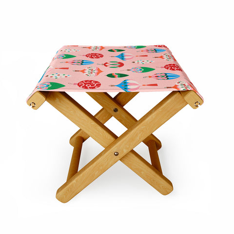 Pimlada Phuapradit Baubles Pink Folding Stool
