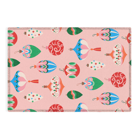 Pimlada Phuapradit Baubles Pink Outdoor Rug