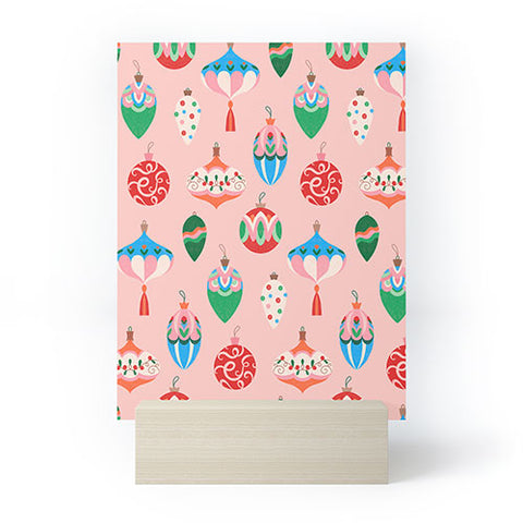 Pimlada Phuapradit Baubles Pink Mini Art Print