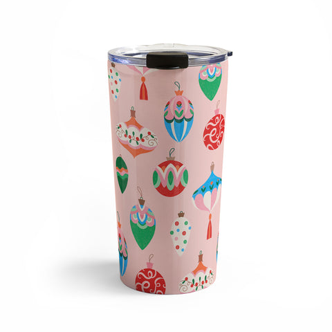 Pimlada Phuapradit Baubles Pink Travel Mug