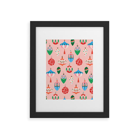 Pimlada Phuapradit Baubles Pink Framed Art Print