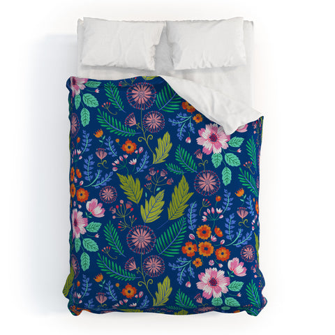 Pimlada Phuapradit Bijou Blue Duvet Cover