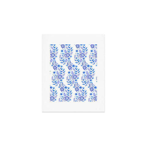 Pimlada Phuapradit Blue and White Floral 062402 Art Print