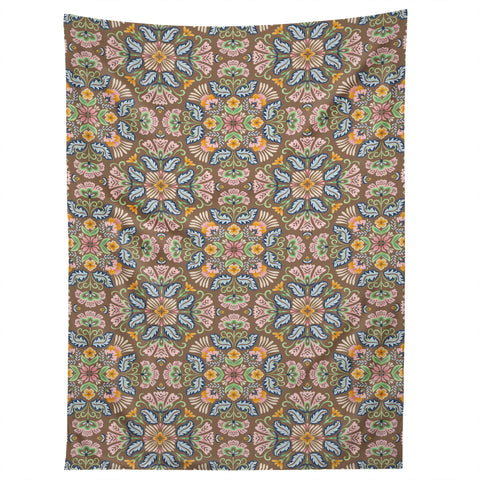 Pimlada Phuapradit Bohemian Bloom Brown Tapestry