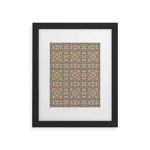 Pimlada Phuapradit Bohemian Bloom Brown Framed Art Print