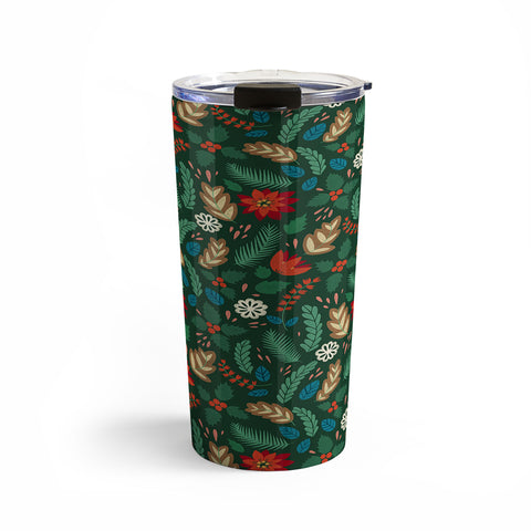 Pimlada Phuapradit Christmas foliage Travel Mug