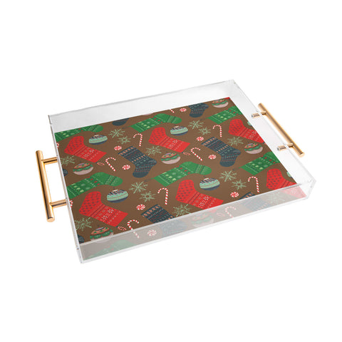 Pimlada Phuapradit Christmas Ornaments Acrylic Tray