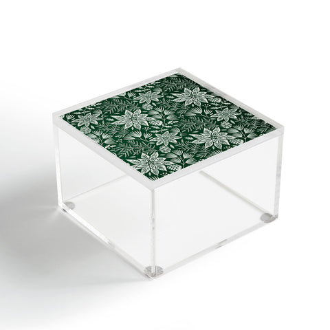 Pimlada Phuapradit Christmas Poinsettia Acrylic Box
