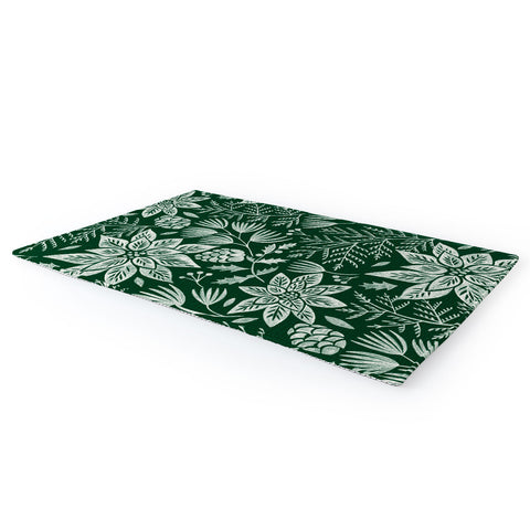 Pimlada Phuapradit Christmas Poinsettia Area Rug