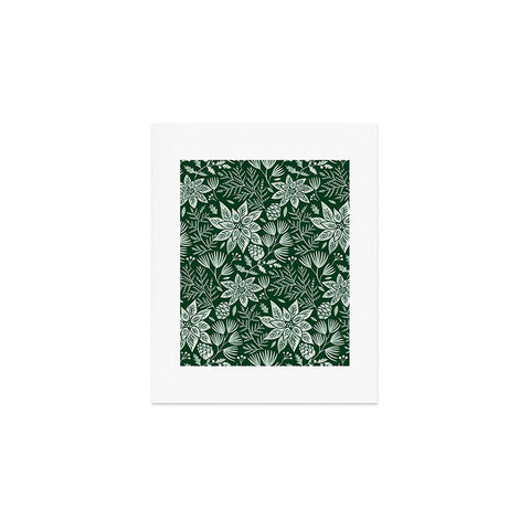 Pimlada Phuapradit Christmas Poinsettia Art Print