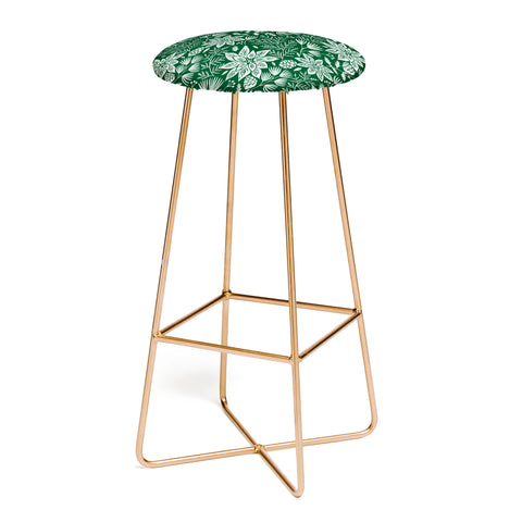 Pimlada Phuapradit Christmas Poinsettia Bar Stool