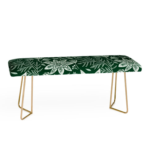 Pimlada Phuapradit Christmas Poinsettia Bench