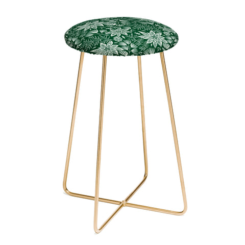 Pimlada Phuapradit Christmas Poinsettia Counter Stool