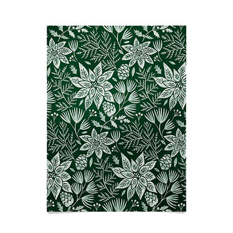 Pimlada Phuapradit Christmas Poinsettia Poster