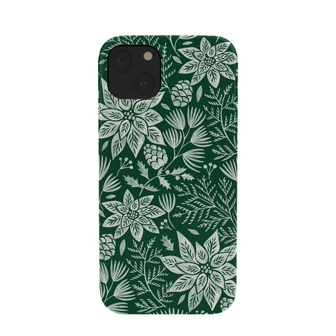 Pimlada Phuapradit Christmas Poinsettia Phone Case