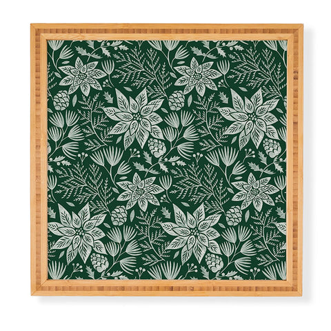 Pimlada Phuapradit Christmas Poinsettia Framed Wall Art