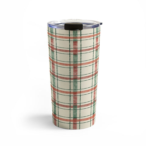 Pimlada Phuapradit Christmas Tartan 2 Travel Mug