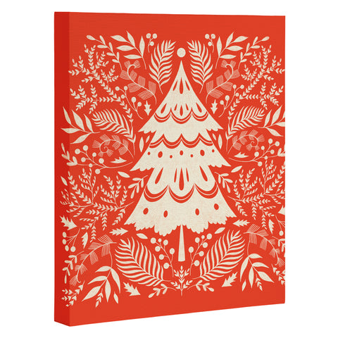 Pimlada Phuapradit Christmas tree winter foliage Art Canvas