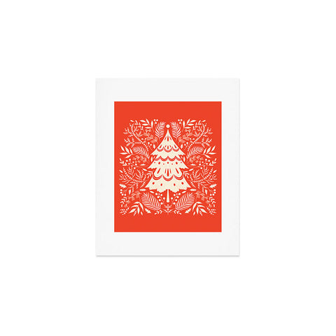 Pimlada Phuapradit Christmas tree winter foliage Art Print