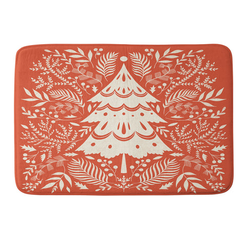 Pimlada Phuapradit Christmas tree winter foliage Memory Foam Bath Mat