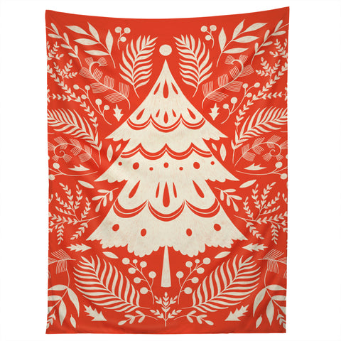 Pimlada Phuapradit Christmas tree winter foliage Tapestry