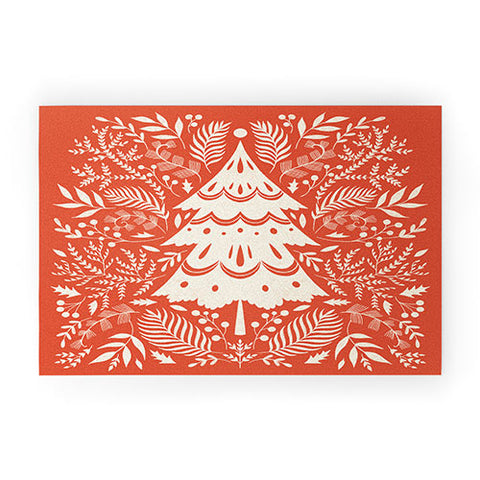 Pimlada Phuapradit Christmas tree winter foliage Welcome Mat