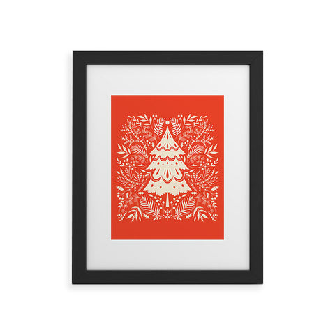 Pimlada Phuapradit Christmas tree winter foliage Framed Art Print