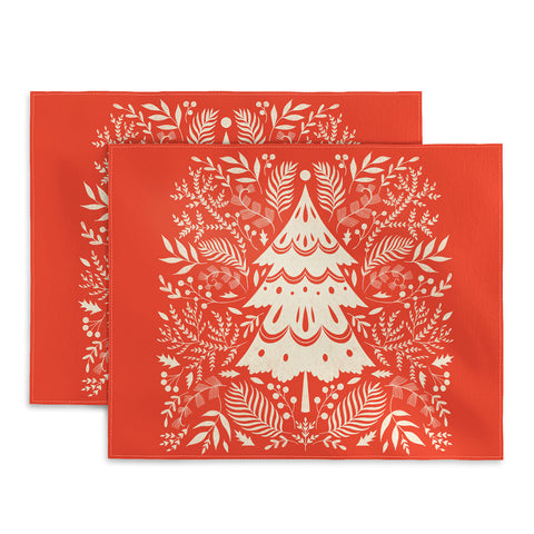 Pimlada Phuapradit Christmas tree winter foliage Placemat