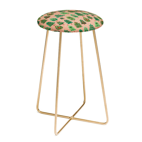 Pimlada Phuapradit Christmas Trees Fawn Counter Stool