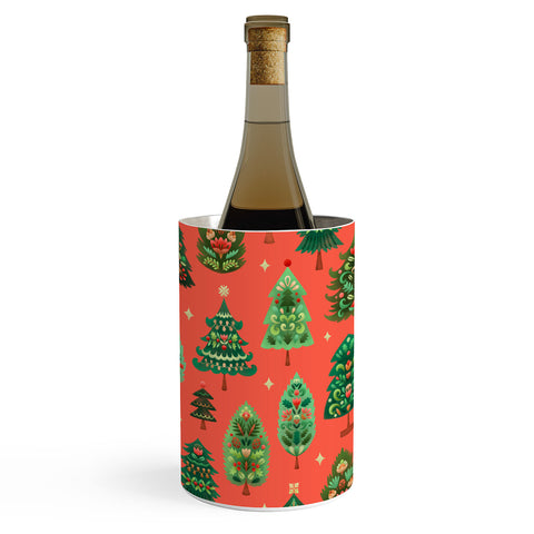 Pimlada Phuapradit Christmas Trees red Wine Chiller
