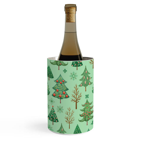 Pimlada Phuapradit Christmas trees snowflakes Wine Chiller